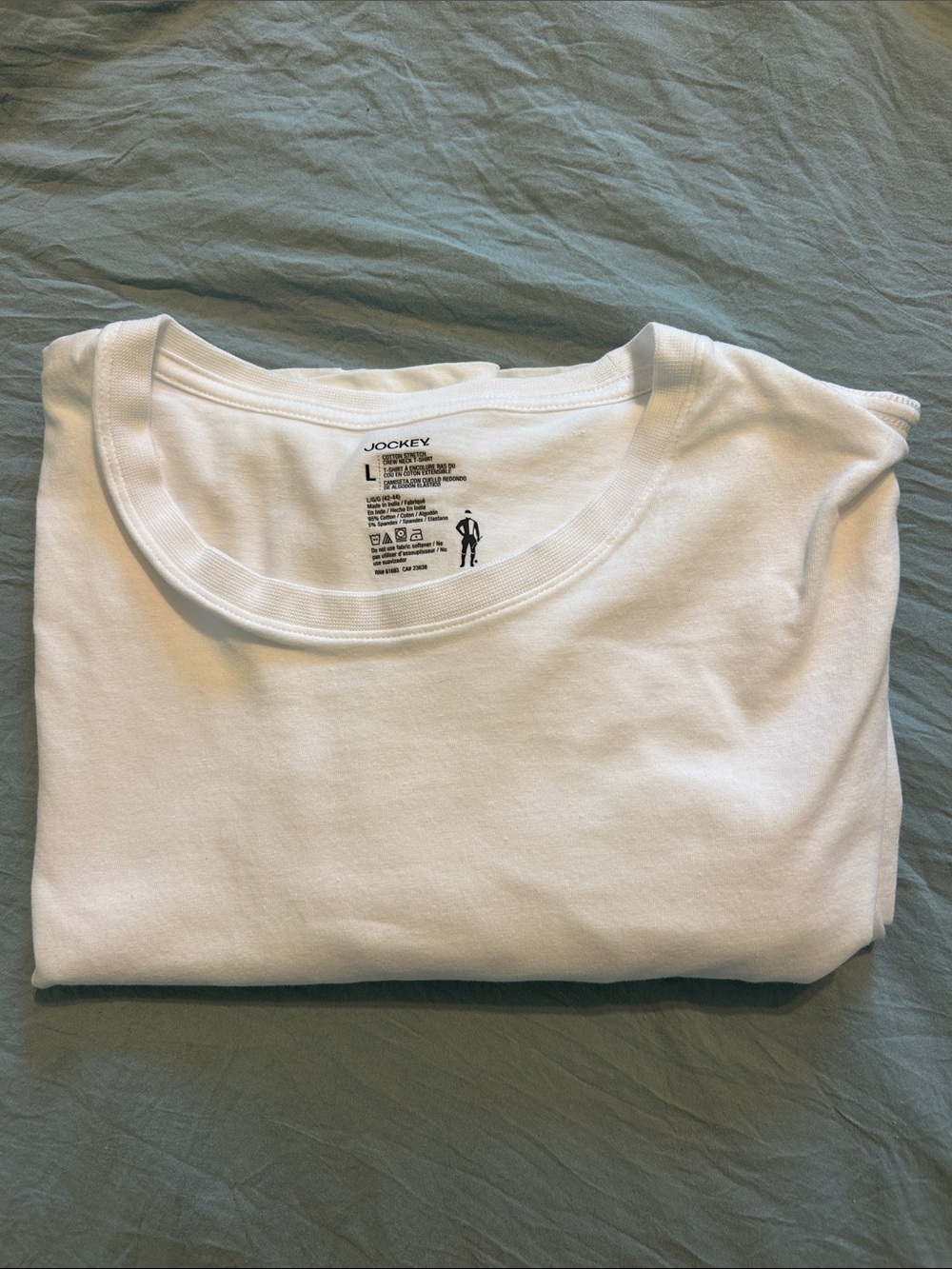 Jockey White Crewneck Tee - Essential Everyday
